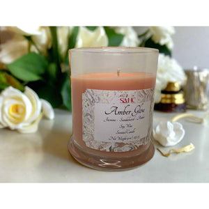 Amber Glow Scented Soy Wax Candle