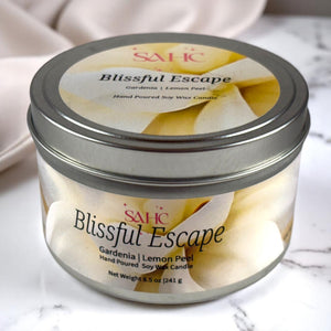 Gardenia & Jasmine Scented Candle | Blissful Escape