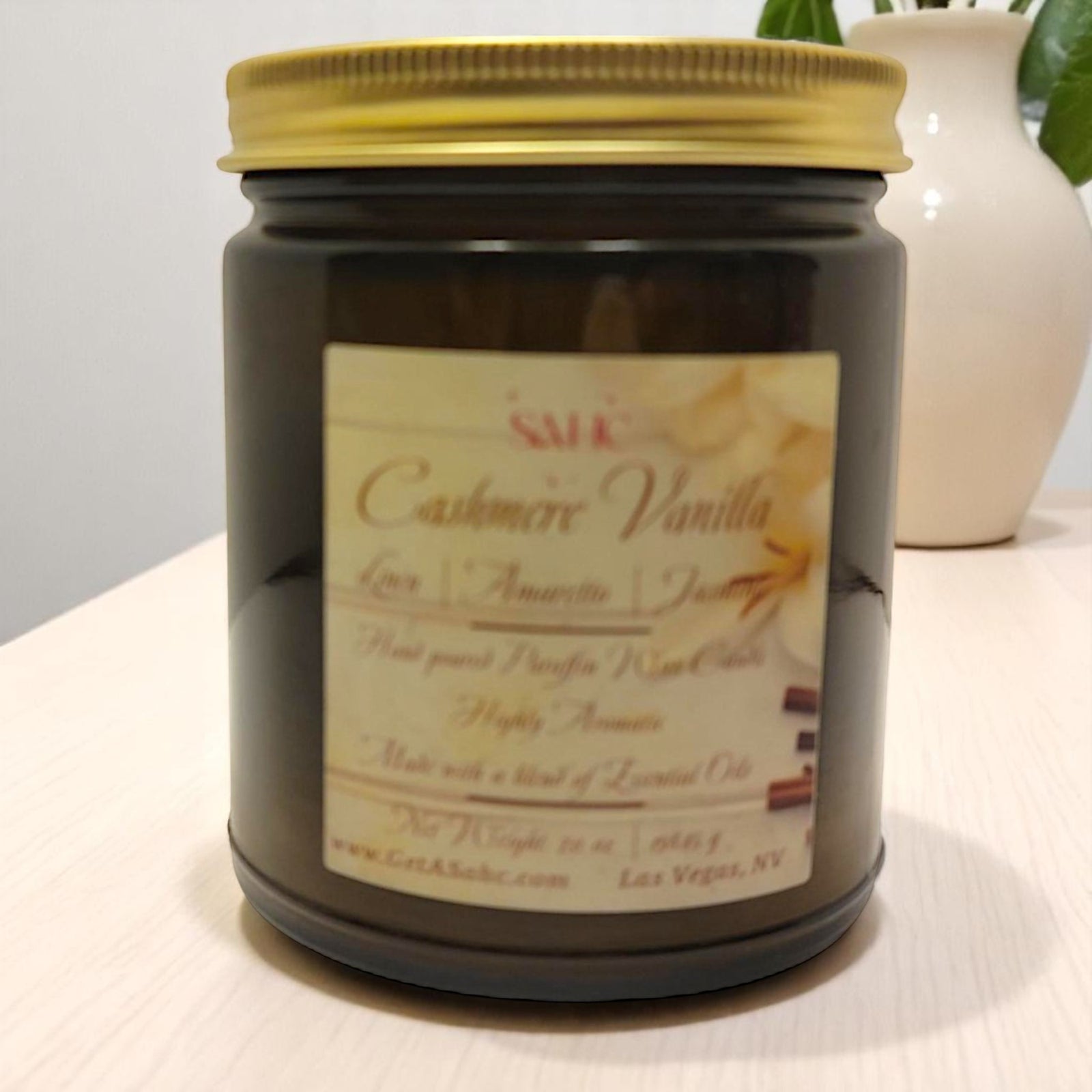 Fall Scented Candle Warm Vanilla Holiday Candle