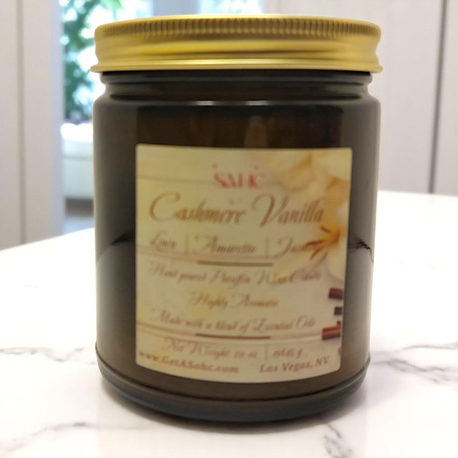Fall Scented Candle Warm Vanilla Holiday Candle