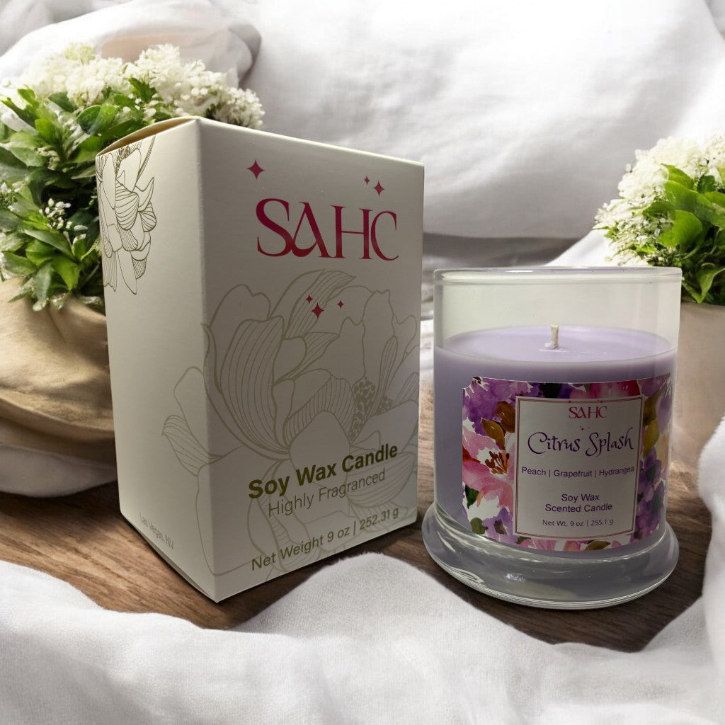 Citrus Splash Scented Soy Candle