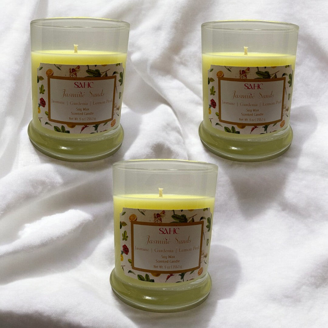 Jasmine Sands Scented Soy Candle