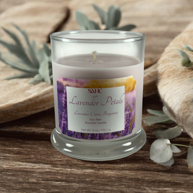 Lavender Petals Scented Soy Candle