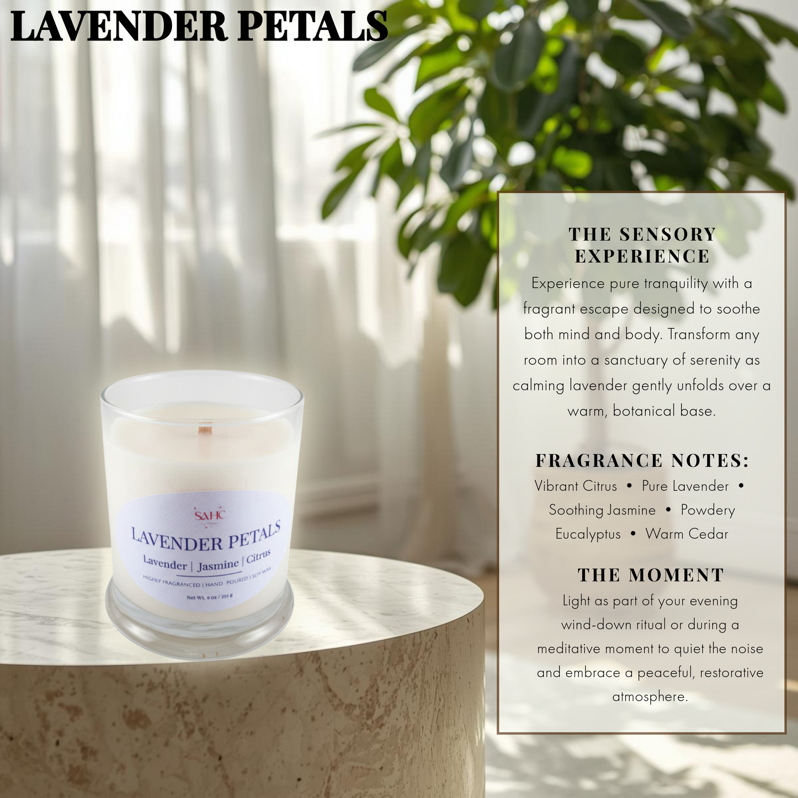 Lavender Petals | Hand-Poured Candle