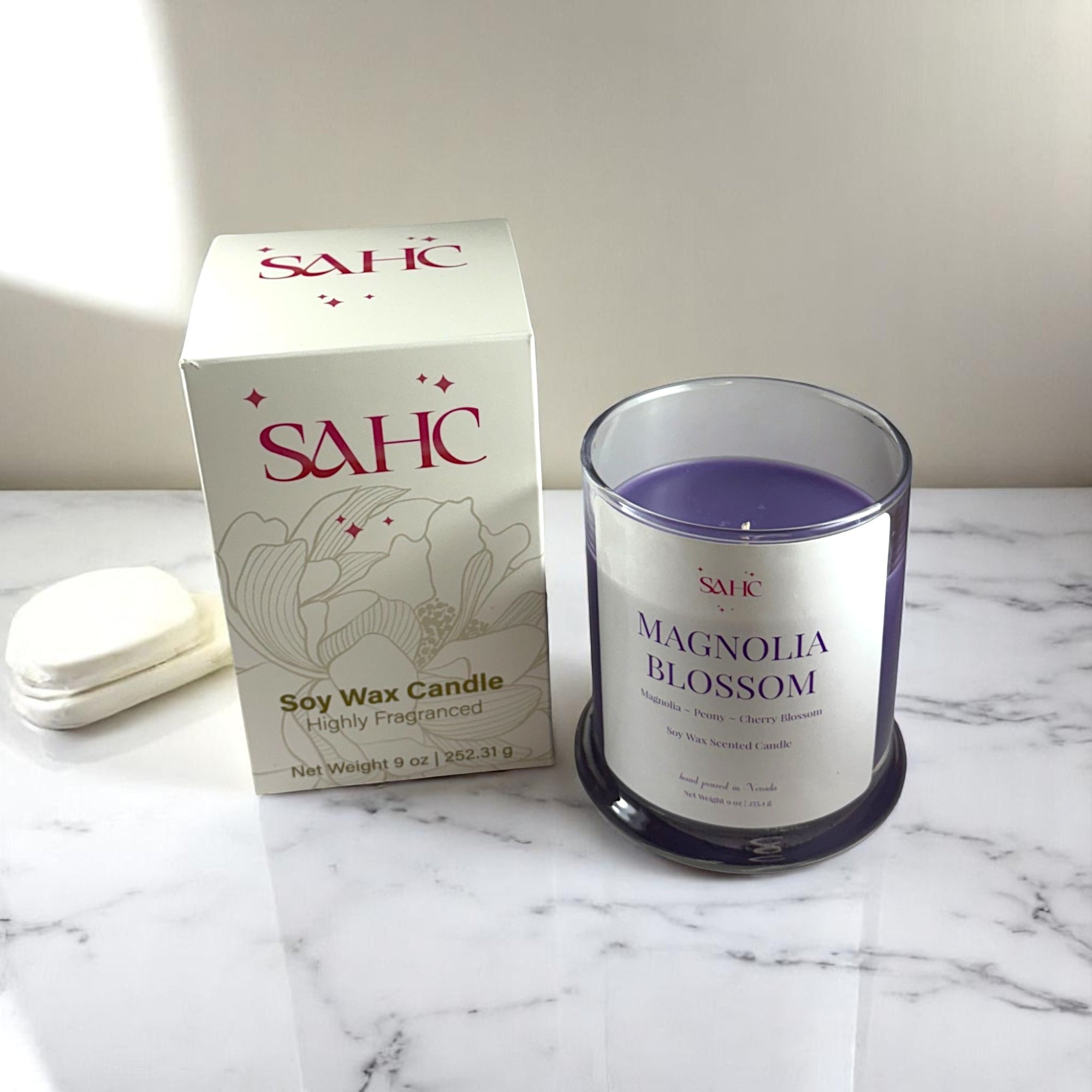 Magnolia Blossom Scented Soy Candle