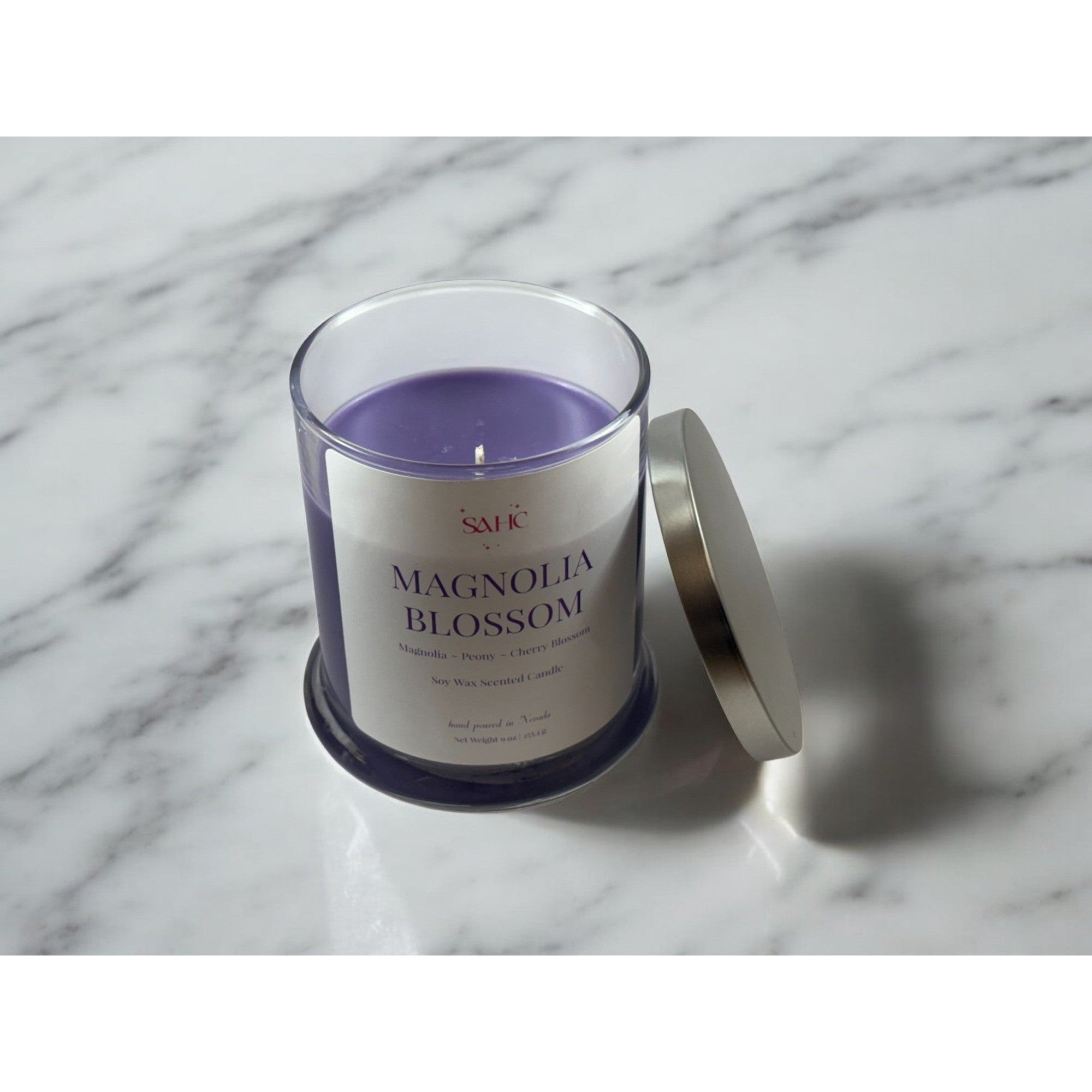 Magnolia Blossom Scented Candle