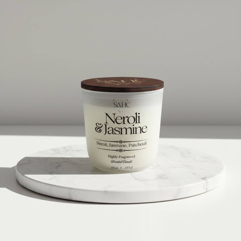 Neroli & Jasmine Hand Poured Candle