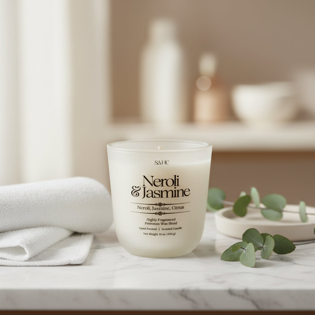Neroli & Jasmine Hand Poured Candle
