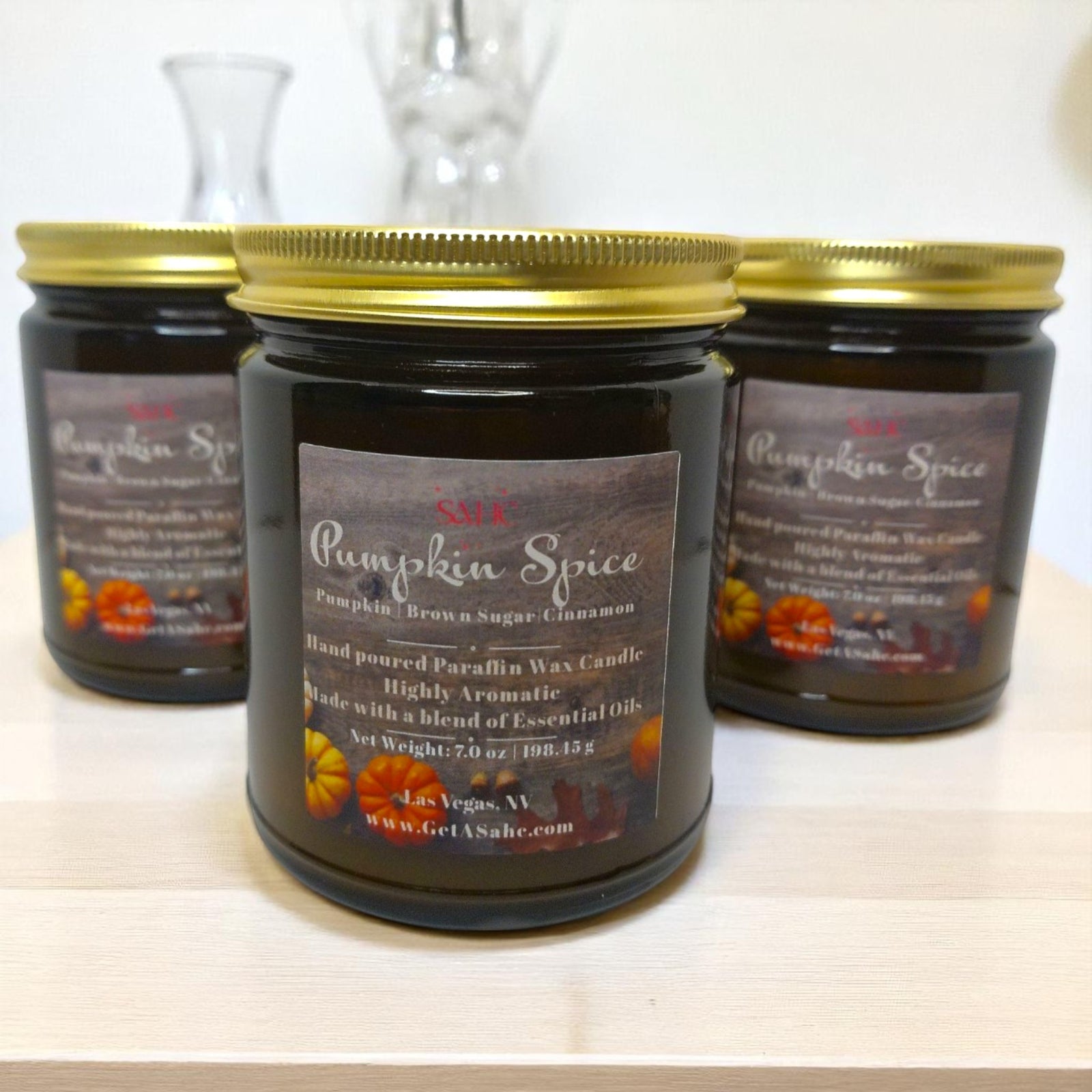 Fall Scented Candle - Pumpkin Spice Cozy Candle for Comfort