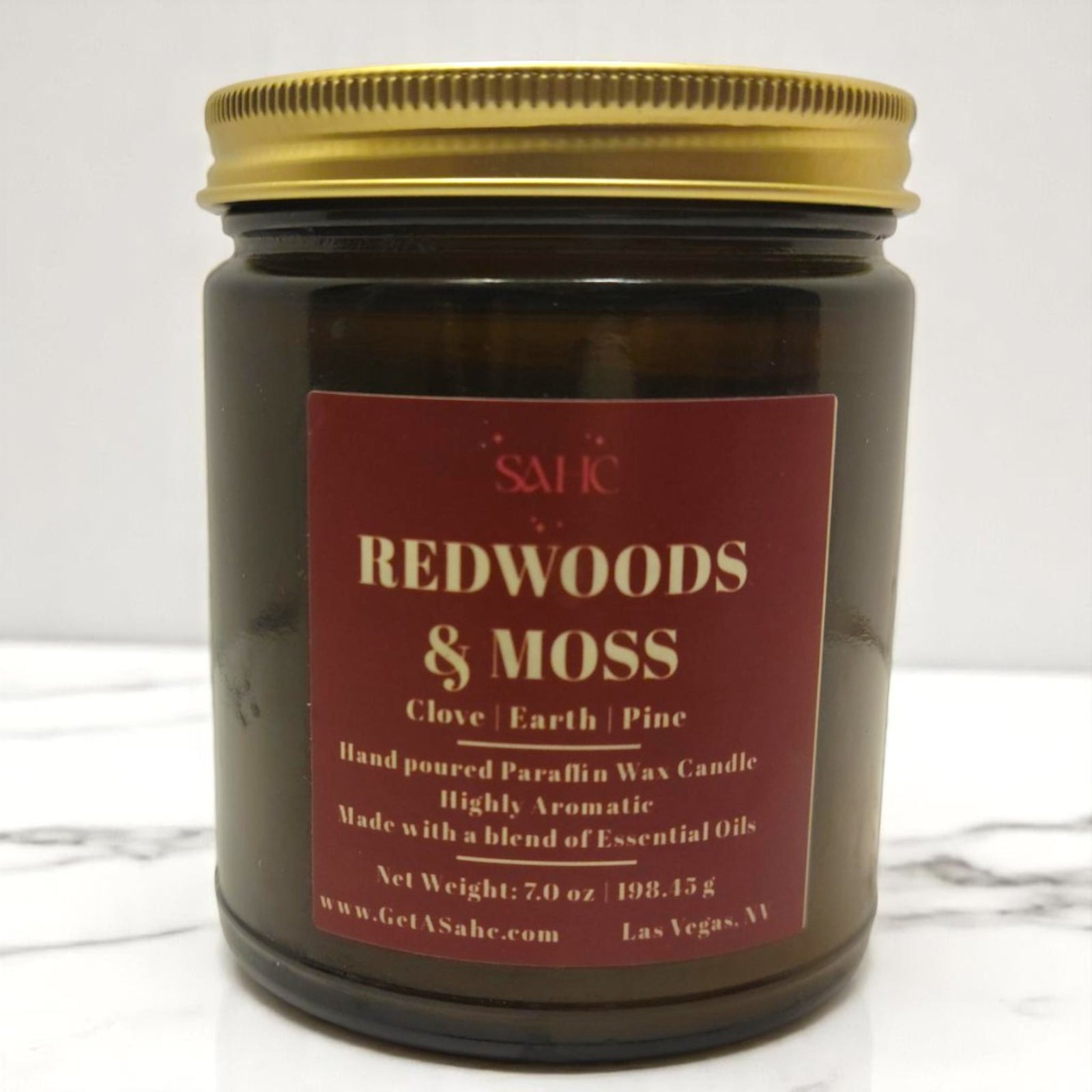 Fall Scented Candle Redwoods & Moss Perfect Holiday Décor for Home