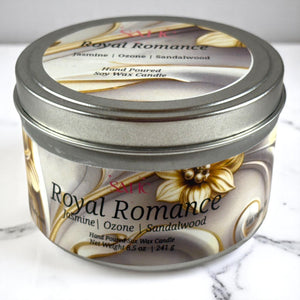 Royal Romance: Soy Candle with Exotic Amber Aroma