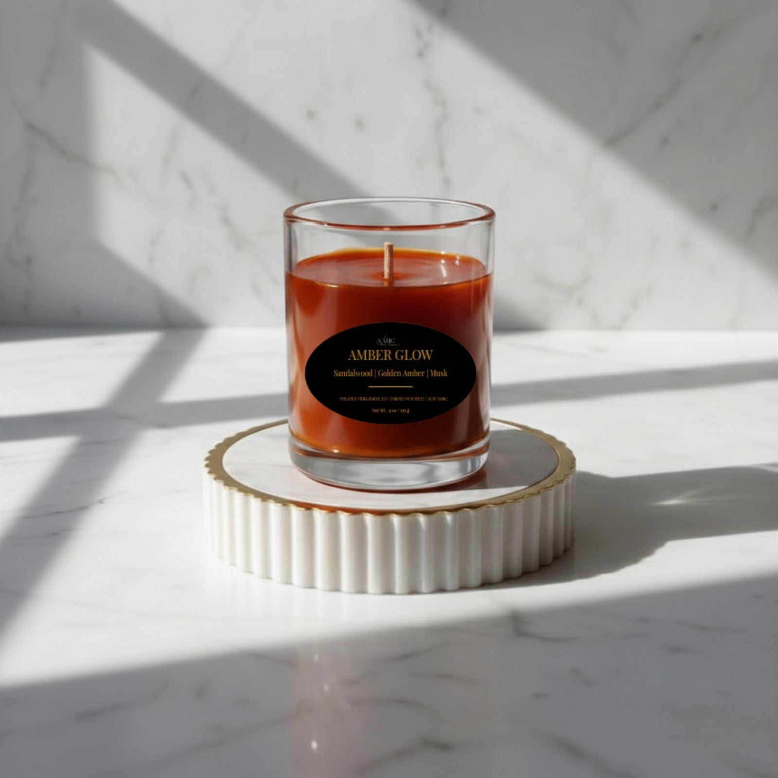 Amber Glow | Premium Soy Candle