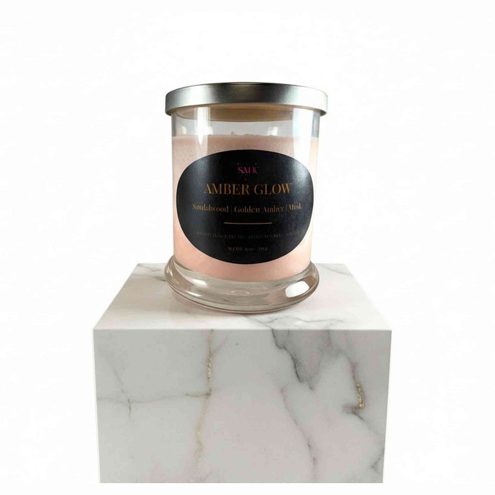 Amber Glow Scented Soy Wax Candle