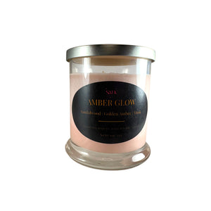 Amber Glow Scented Soy Wax Candle