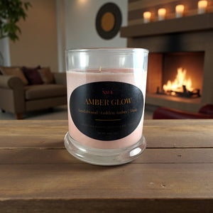 Amber Glow Scented Soy Wax Candle
