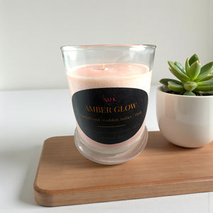 Amber Glow Scented Soy Wax Candle