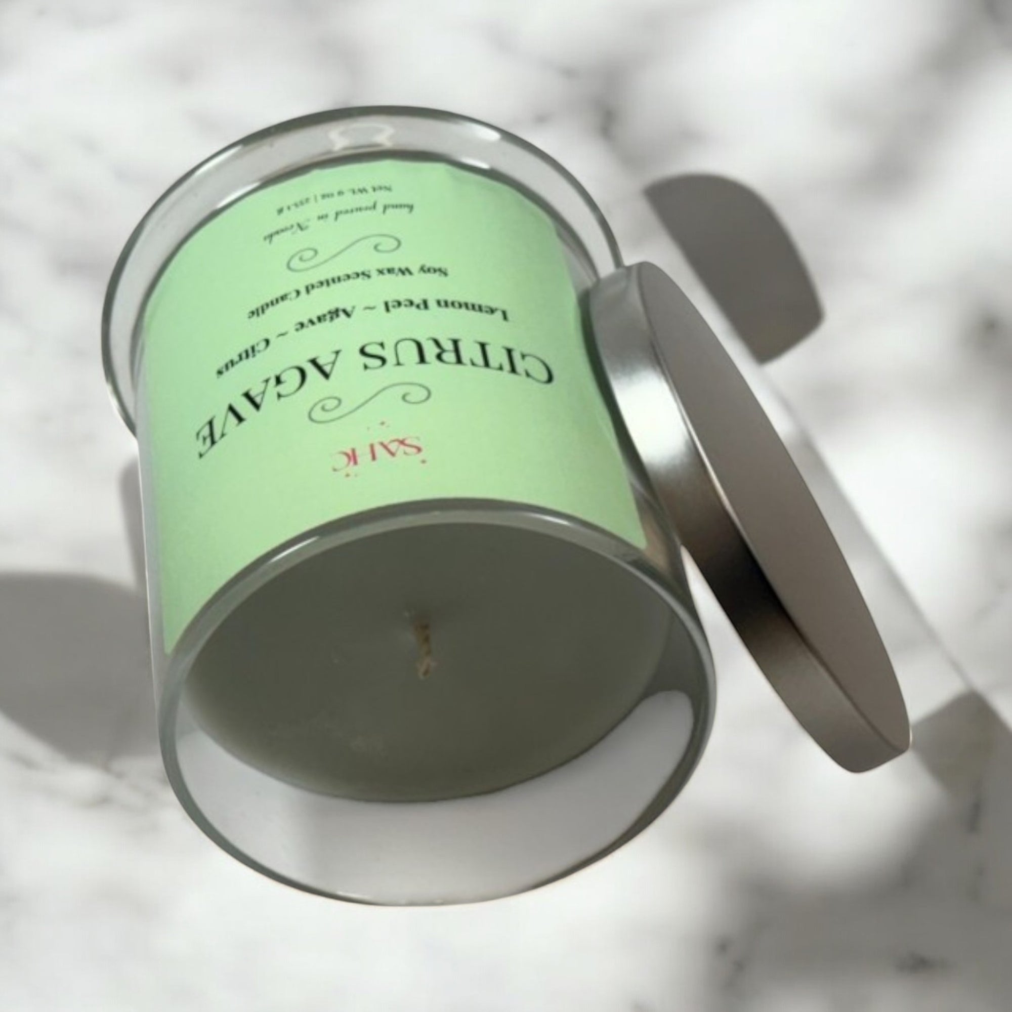 Citrus Agave Scented Soy Candle