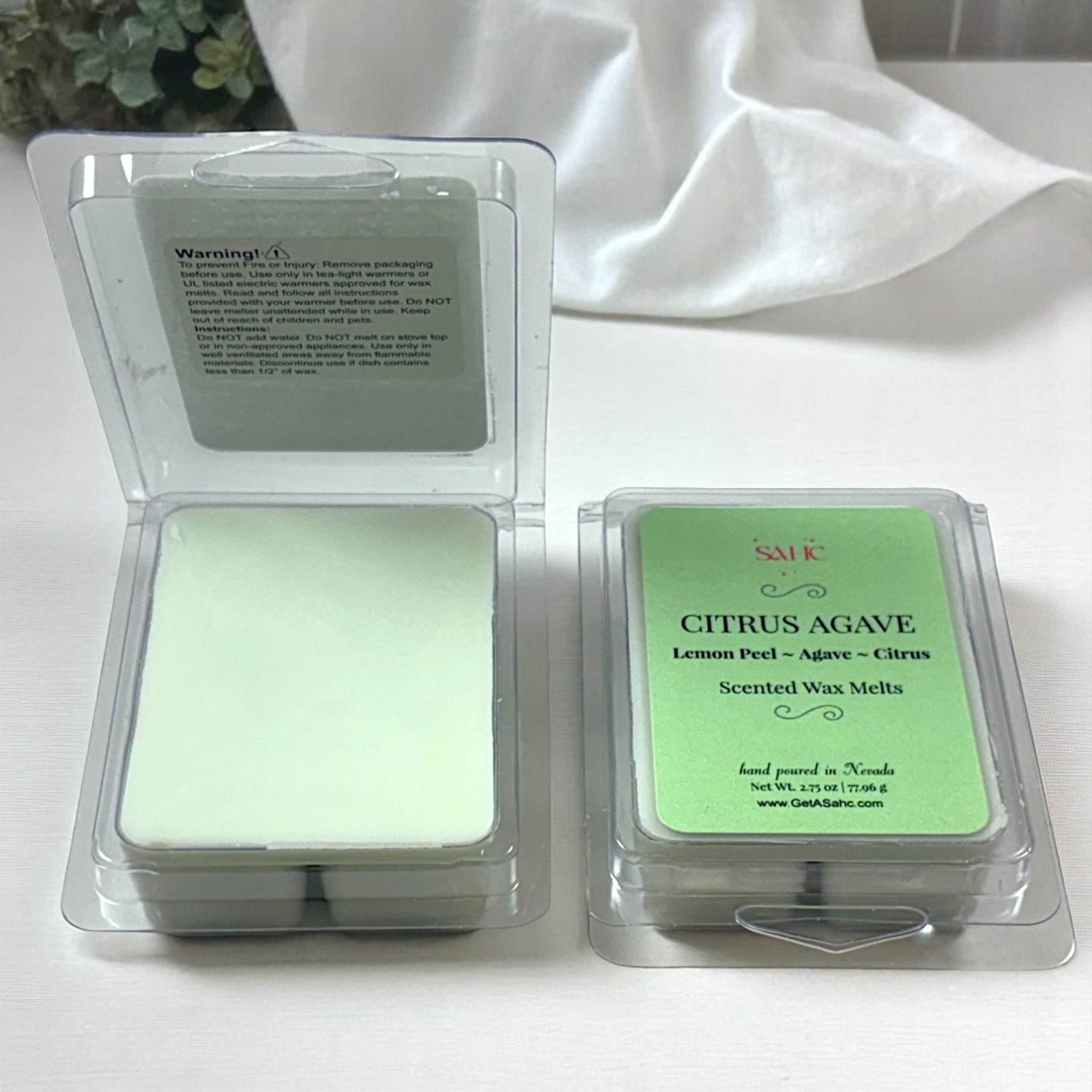 Citrus Agave Scented Wax Melts
