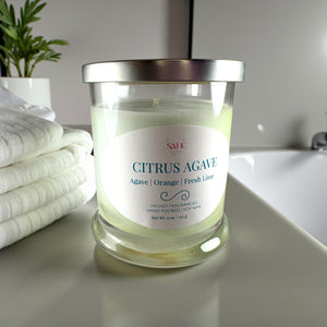 Citrus Agave Scented Soy Candle