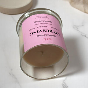 Citrus Zing Scented Soy Candle