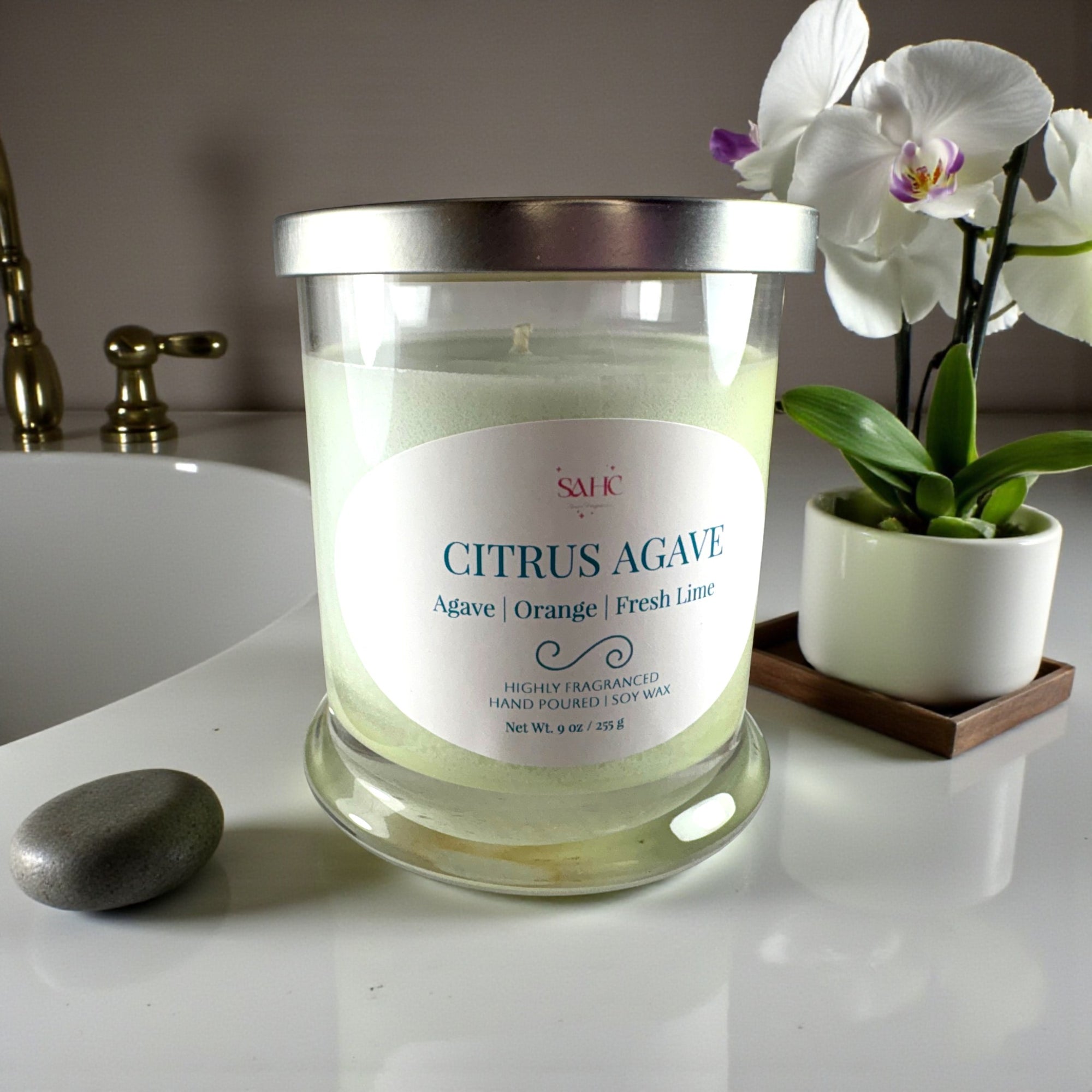 Citrus Agave Scented Soy Candle