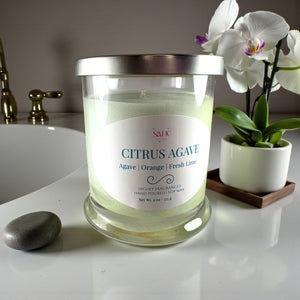 Citrus Agave Scented Soy Candle