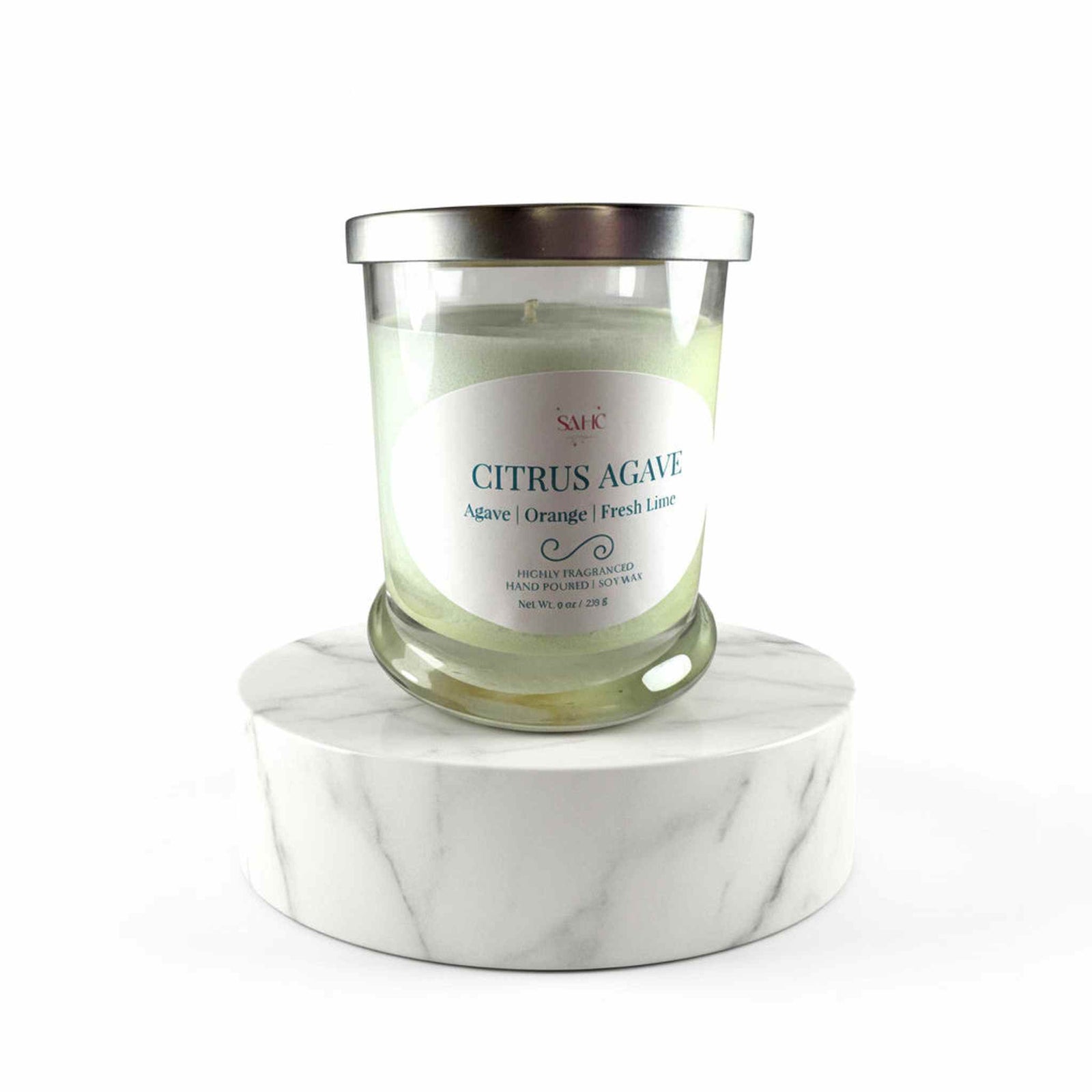 Citrus Agave Scented Soy Candle