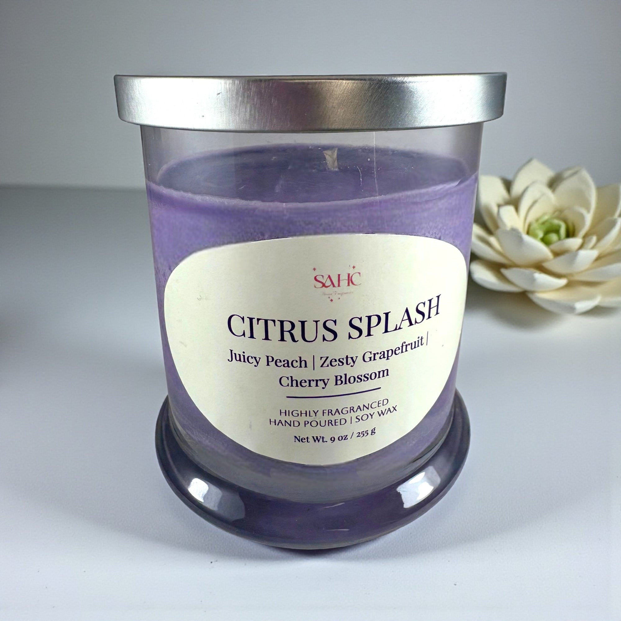 Citrus Splash Scented Soy Candle
