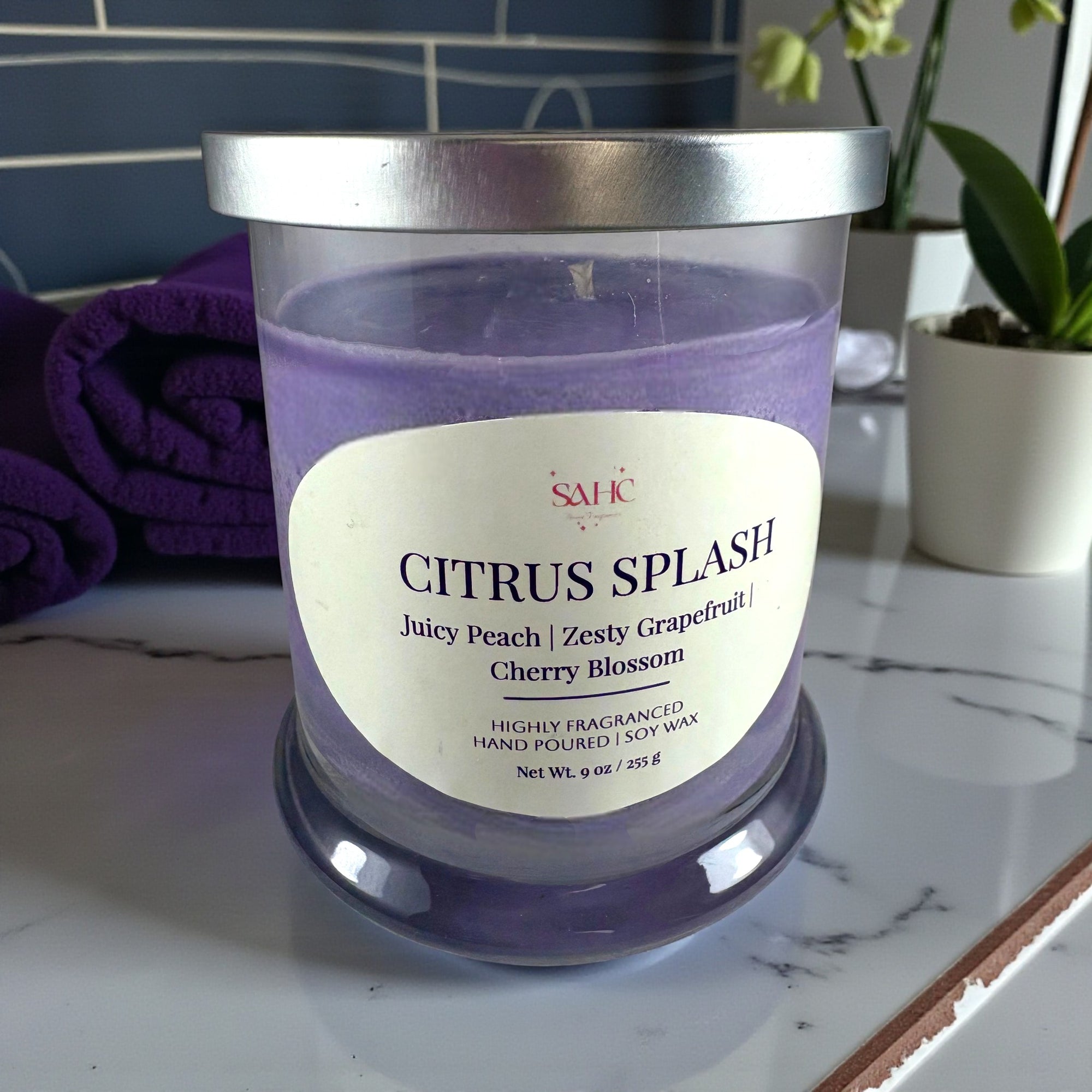 Citrus Splash Scented Soy Candle