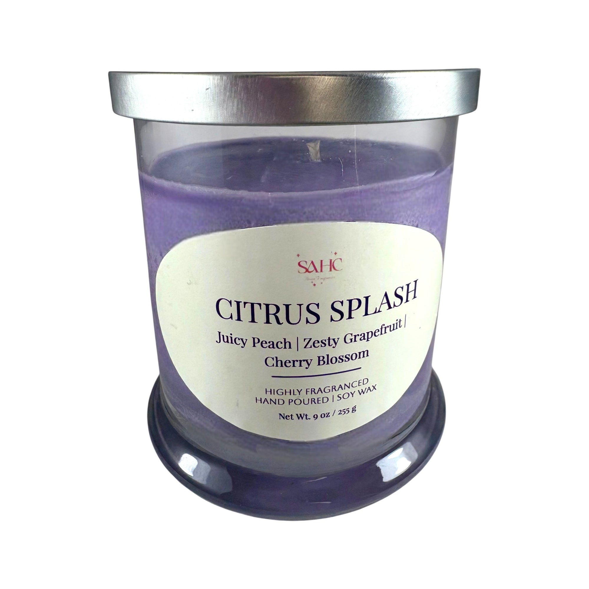 Citrus Splash Scented Soy Candle