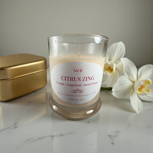 Citrus Zing Scented Soy Candle