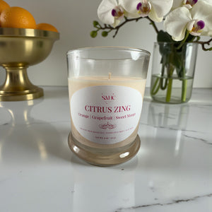 Citrus Zing Scented Soy Candle