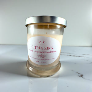 Citrus Zing Scented Soy Candle