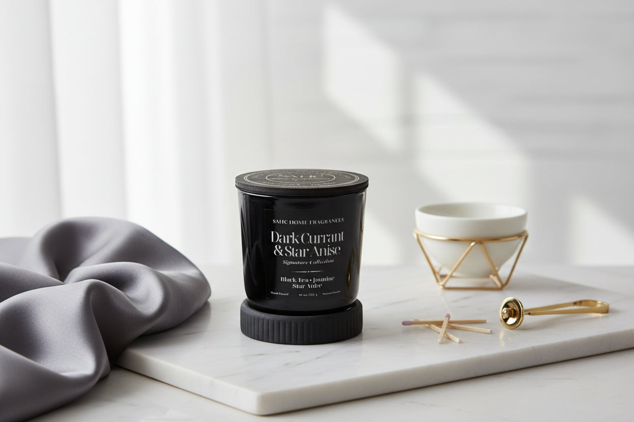 Dark  Currant & Star Anise Hand Poured Candle