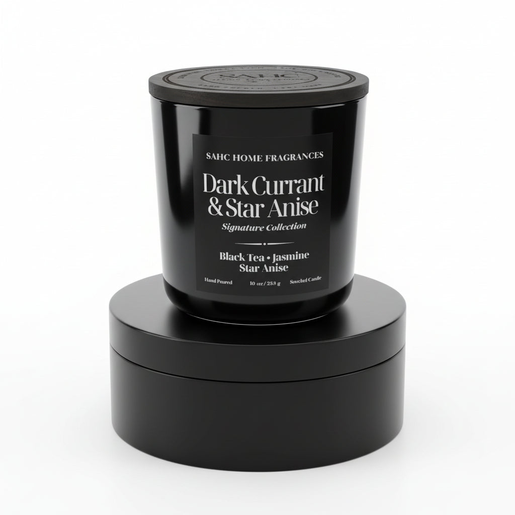 Dark  Currant & Star Anise Hand Poured Candle