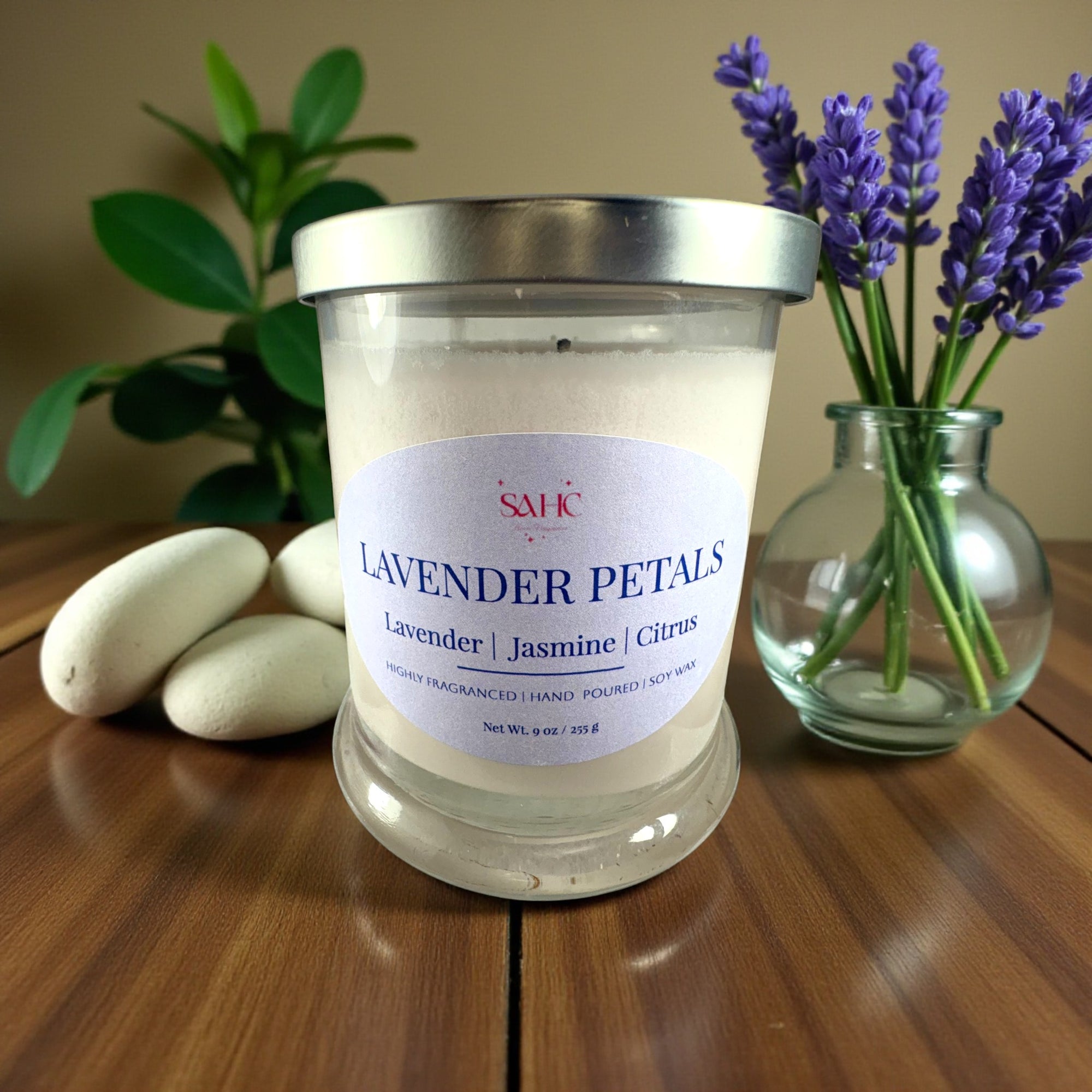Lavender Petals Scented Soy Candle