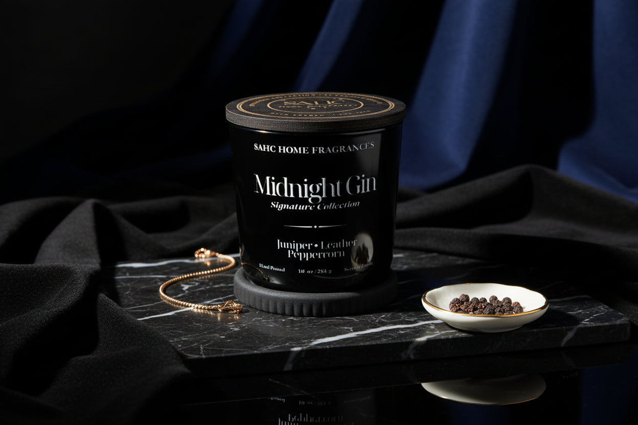 Midnight Gin Hand Poured Candle