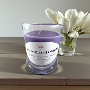 Magnolia Blossom Scented Soy Candle