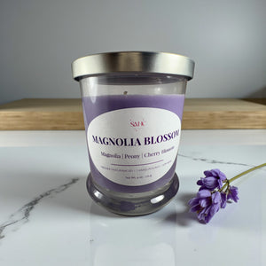 Magnolia Blossom Scented Soy Candle