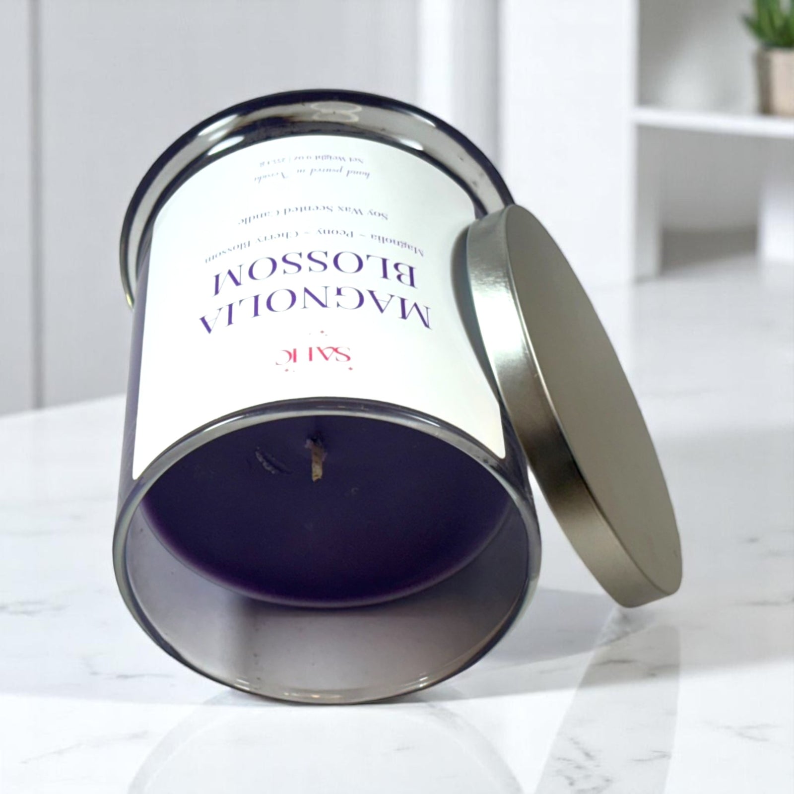 Magnolia Blossom Scented Soy Candle