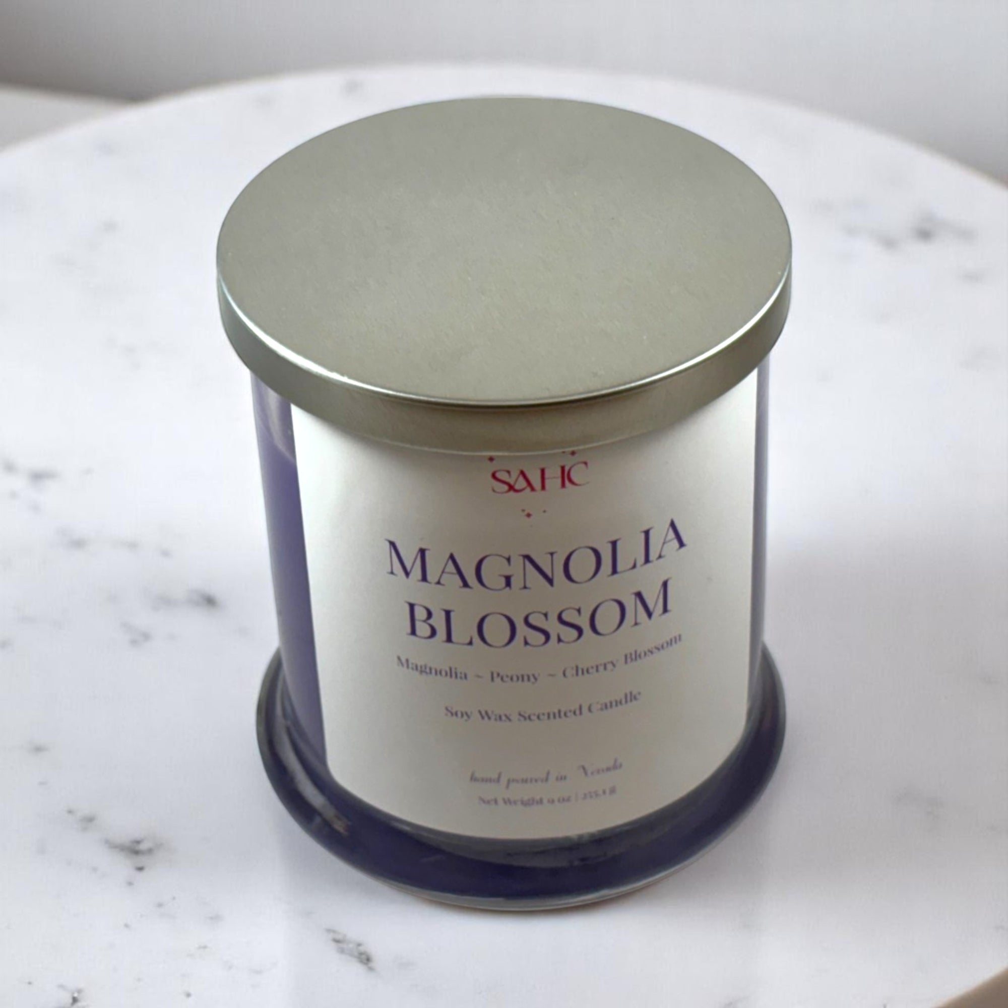 Magnolia Blossom Scented Soy Candle