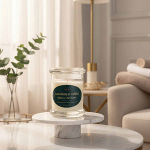 Oakmoss & Amber Scented Soy Candle
