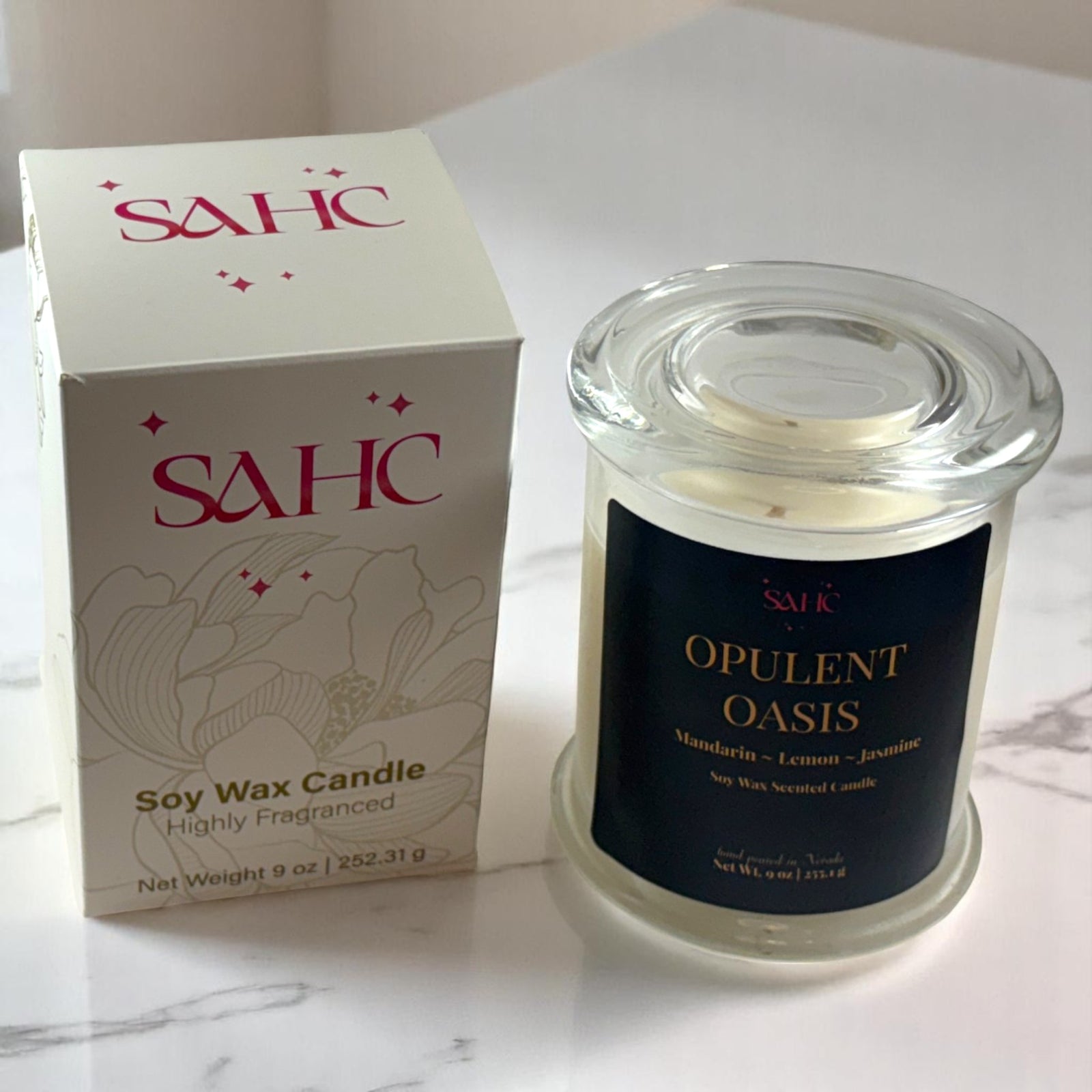 Opulent Oasis Scented Soy Candle