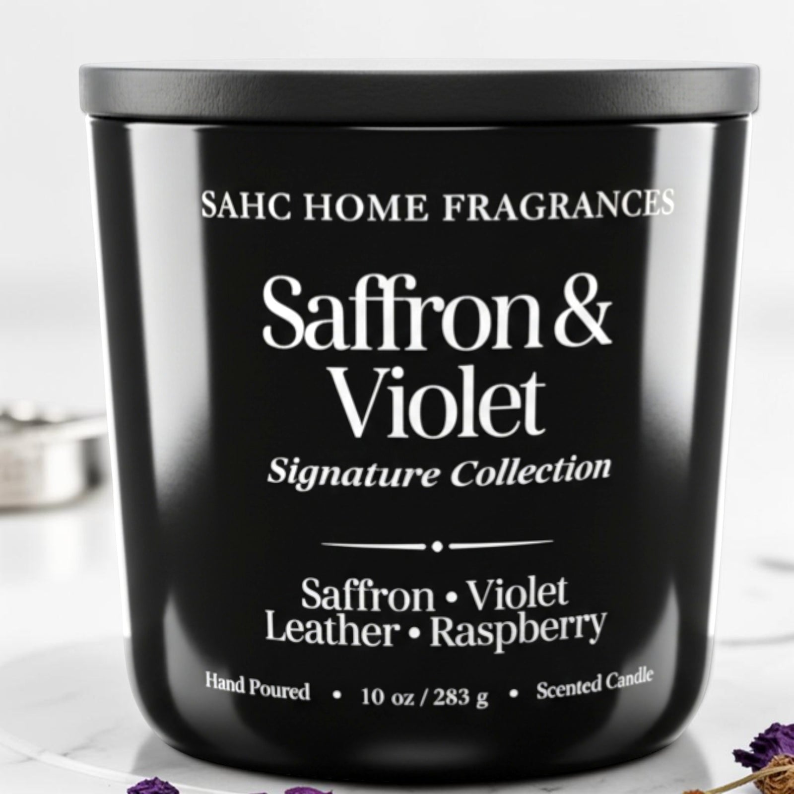 Saffron & Violet | Hand-Poured Candle