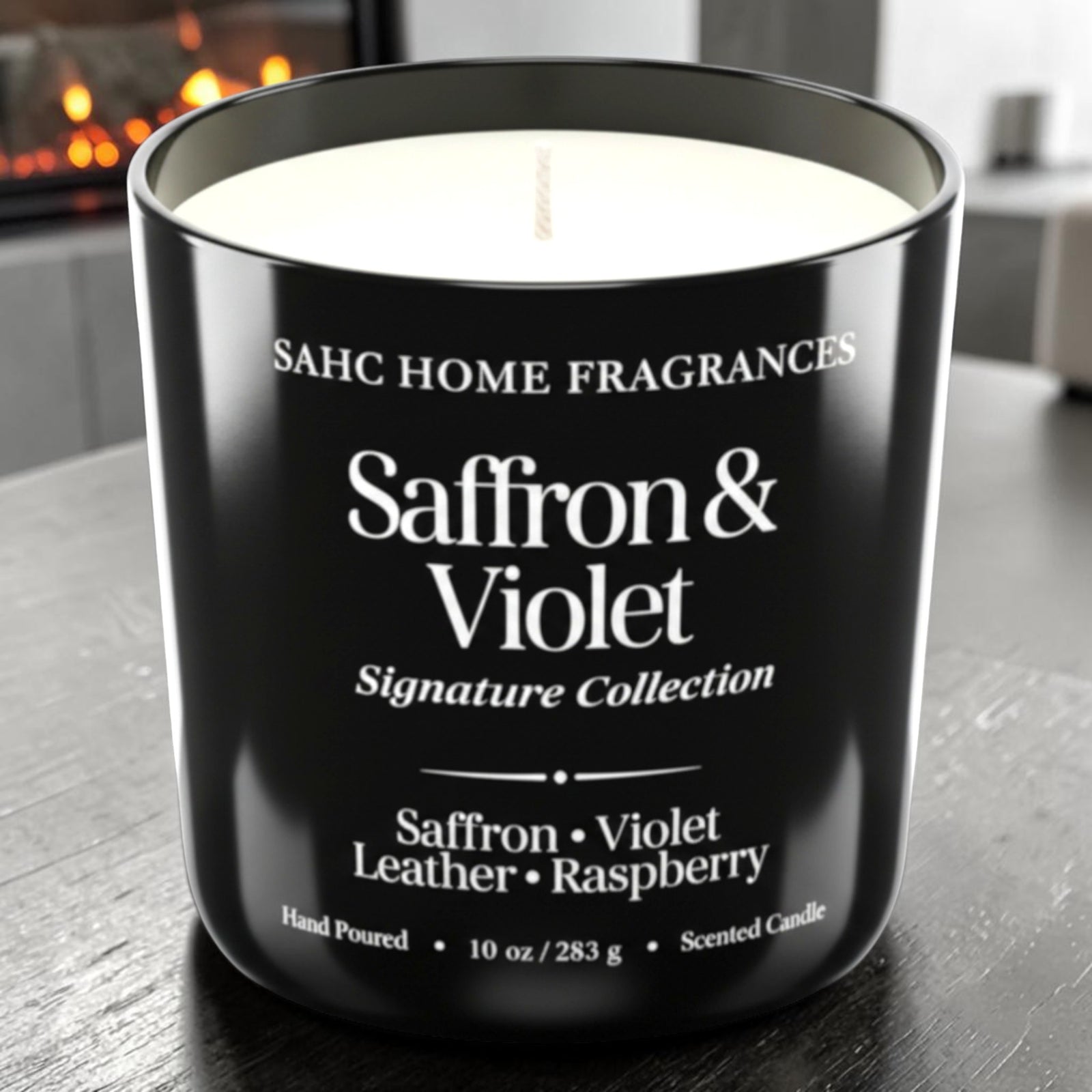 Saffron & Violet | Hand-Poured Candle