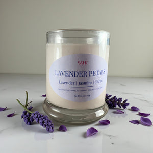 Lavender Petals Scented Soy Candle