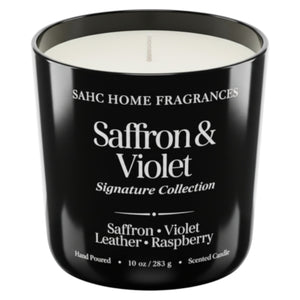 Saffron & Violet | Hand-Poured Candle