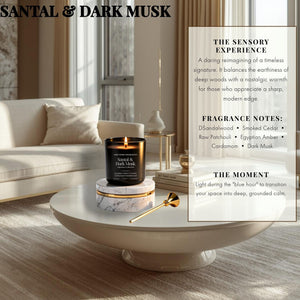 Santal & Dark Musk | Luxury Fragrance Candle