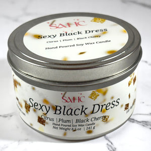 Enchanting Fragrance - Sexy Black Dress Soy Wax Candle