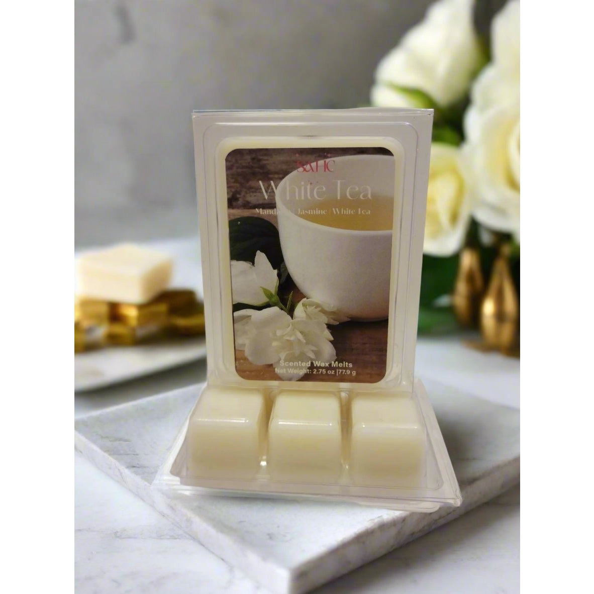 Private Label - White Tea Scented Wax Melts- Pack of 100